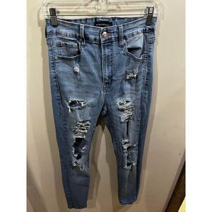 Aeropostale Jeans Women's Size 10R Super High Rise Jegging Denim